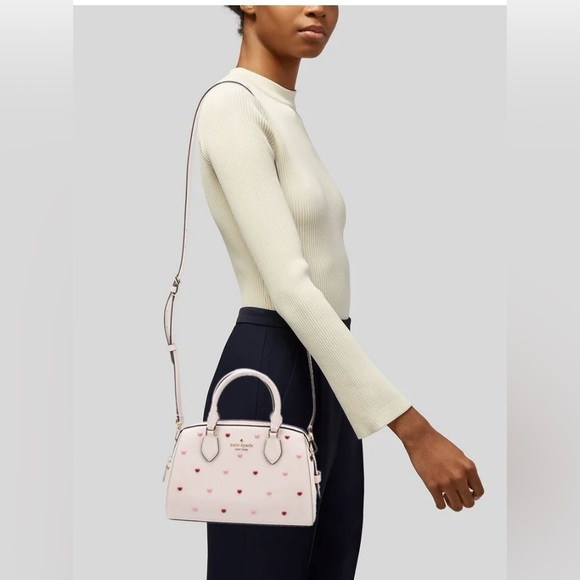 Kate Spade Cream and Pink Embellished Women's Bag - Picture 5 of 11